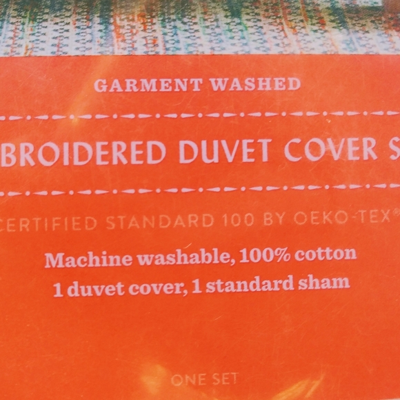 Twin XL embroidered Duvet cover set - Picture 4 of 4